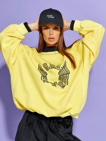 Худи и свитшоты ISSA Plus модель SA-332_yellow Фото