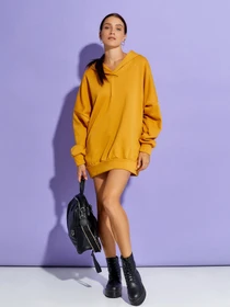 Худі та світшоти ISSA Plus модель 12890_mustard Фото