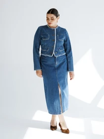 Піджаки A.G.N.A модель AG-5003-BLUE Фото