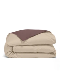Пододеяльник ранфорс MOUSSE Cosas модель DuoRfr_100Chocolate-12Magnolia_160q Фото