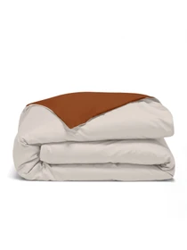 Пододеяльник ранфорс СINNAMON Cosas модель DuoRfr_122Cinnamon-98Cappuccino_160q Фото