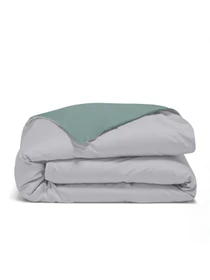 Пододеяльник ранфорс SMOKY Cosas модель DuoRfr_52Grey-104Ashmint_160q Фото