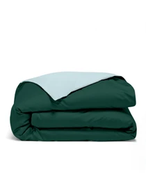 Пододеяльник ранфорс SKYER Cosas модель DuoRfr_58LightBlue-91GreenDark_160q Фото