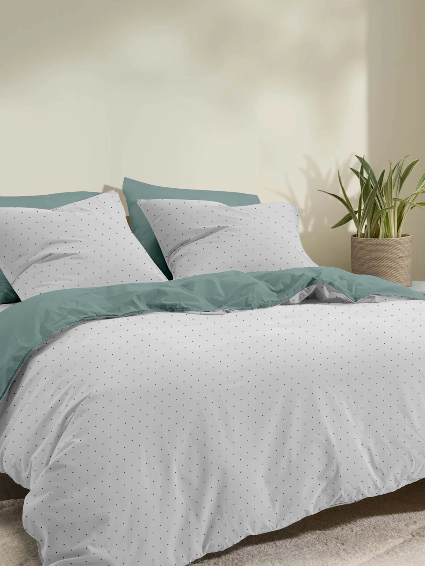 Пододеяльник ранфорс ASH GREY DOTS Cosas модель DuoRfr_DotsGreyGrey-104Ashmin_160q Пододеяльник ранфорс ASH GREY DOTS Cosas модель DuoRfr_DotsGreyGrey-104Ashmin_160q Фото
