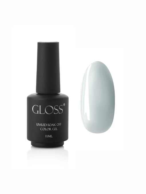 Гель-лак GLOSS 139, сіро-білий GLOSS COMPANY Пастель, білий/сірий