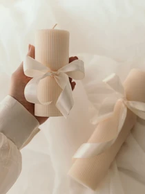 Набір свічок "Фігурні" з натурального оливкового воску Candle Design модель 200.0063 Фото