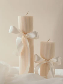 Набір свічок "Фігурні" з натурального оливкового воску Candle Design модель 200.0063 Фото