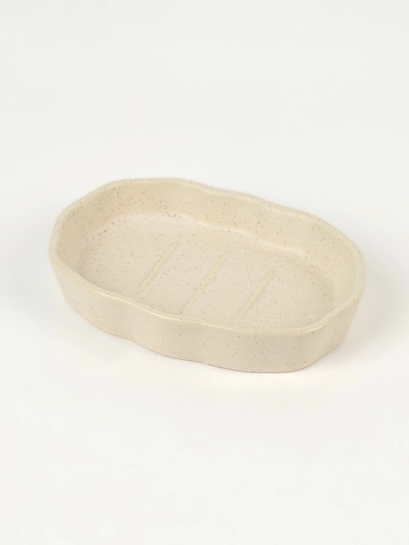 Мыльница "Porto" бежевая MBM HOME модель BA-32 BEIGE/BLACK Фото