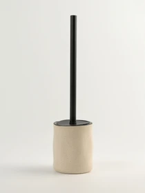 Ершик для унитаза "Porto" бежевый/черный MBM HOME модель BA-35 BEIGE/BLACK Фото