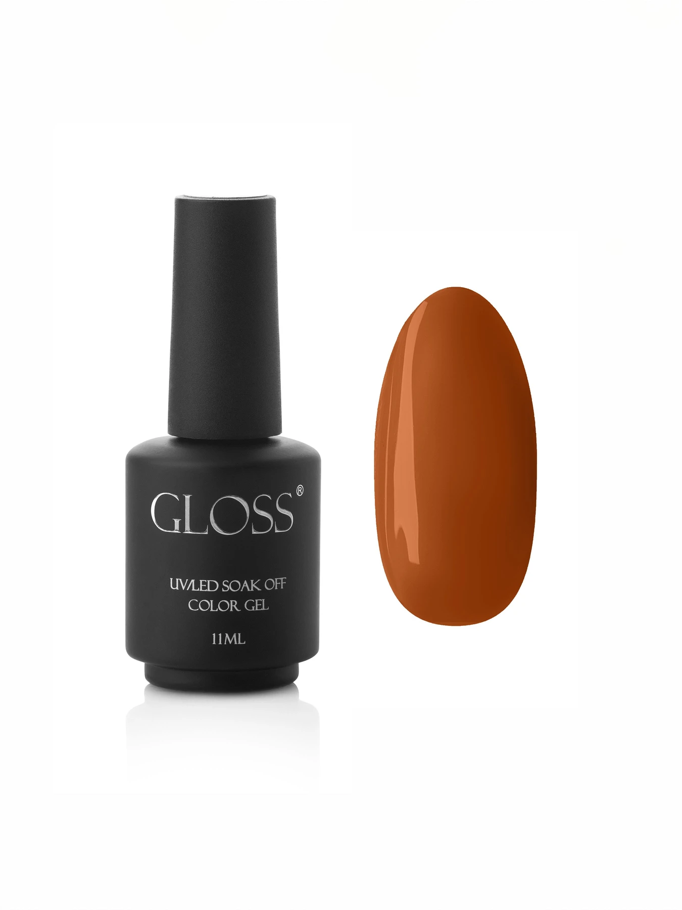 Гель-лак GLOSS 544, цегляний Веселка GLOSS COMPANY модель 4823271401408 Фото