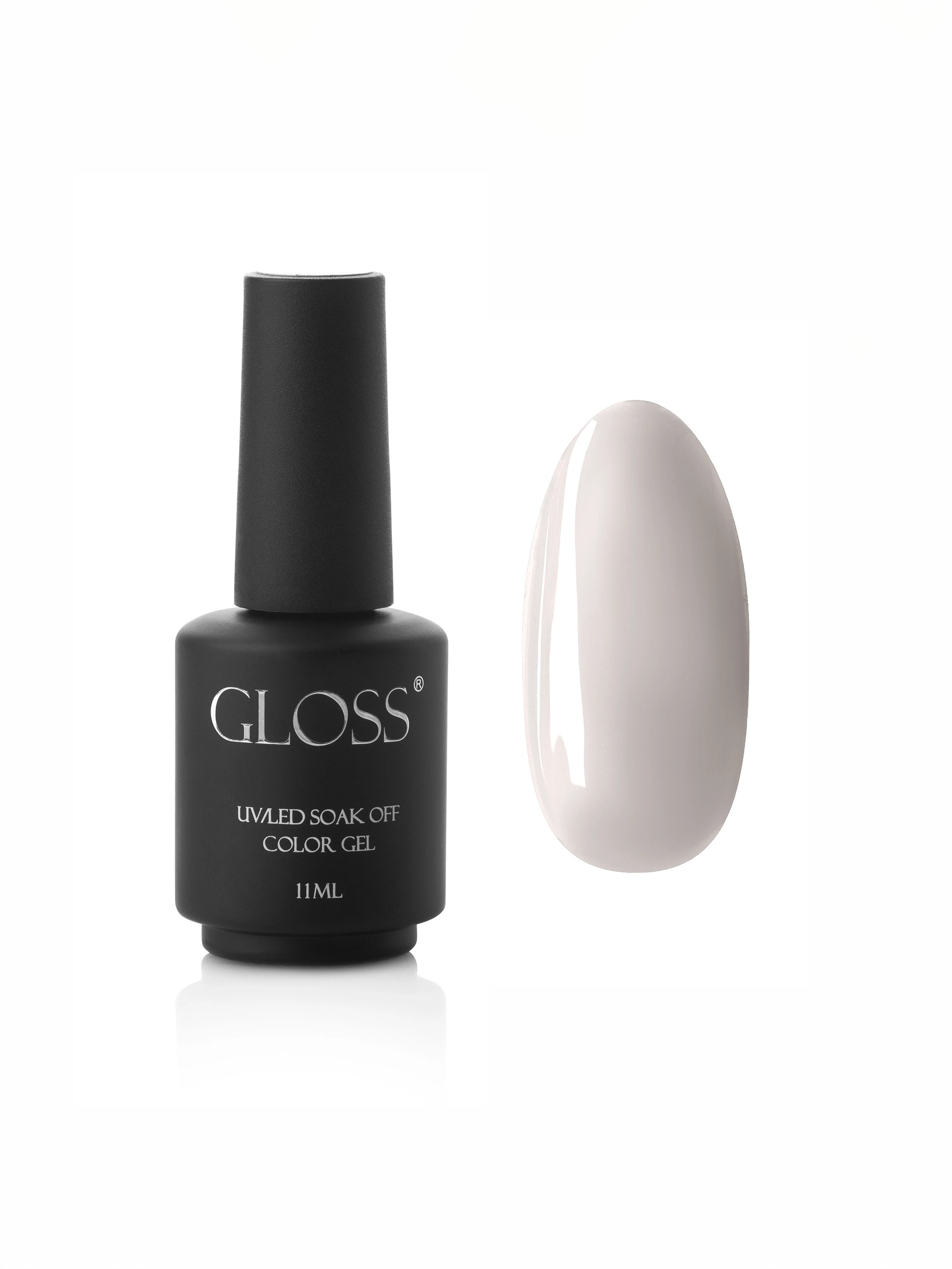 Гель-лак GLOSS 704, пудрово-молочний GLOSS COMPANY Multicolor, молочний