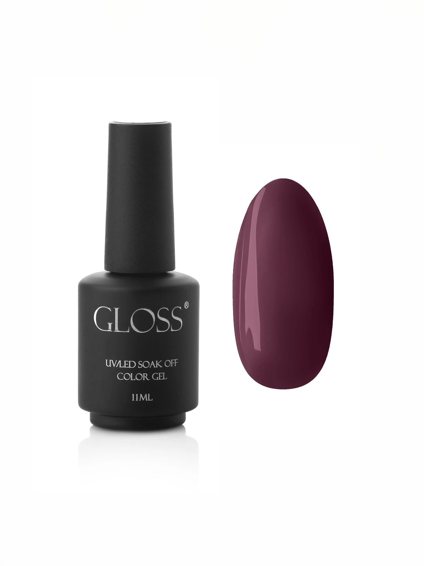 Гель-лак GLOSS 708, темно-бордовый Multicolor GLOSS COMPANY модель 4823271401927 Фото