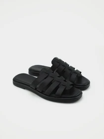 Шлёпанцы URBAN TRACE модель 024-098-1-3289-Black Фото