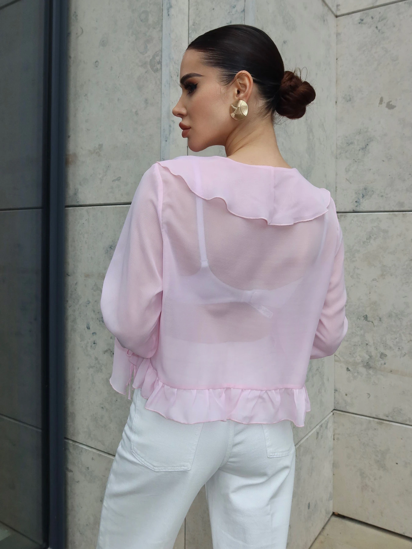 Рубашки Jadone Fashion модель Blouse_Camellia_rozeva Фото