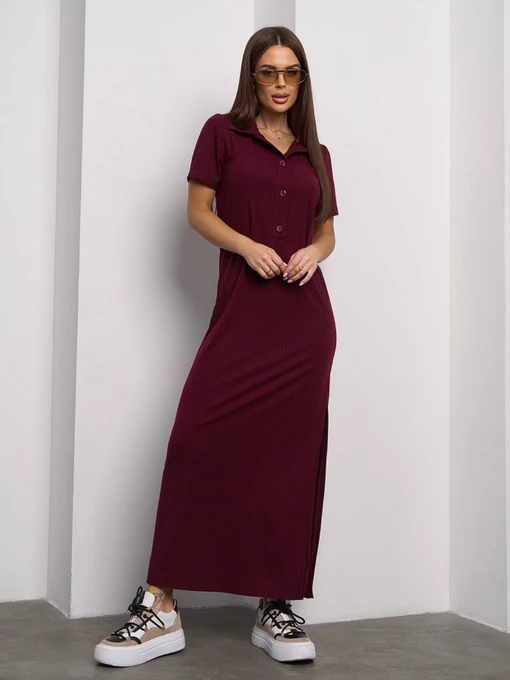Сукні ISSA Plus модель 14756_темно_бордовый Фото