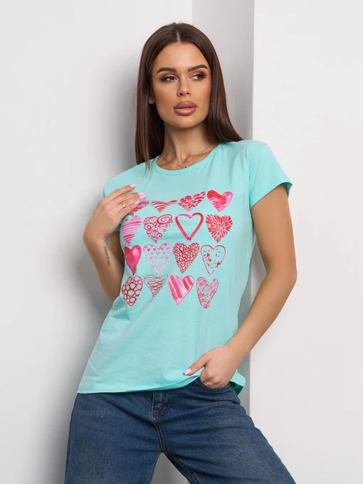 Футболки и поло ISSA Plus модель WN20-706_мятный Фото