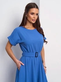 Платья ISSA Plus модель 14529_голубой Фото