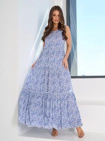 Сукні ISSA Plus модель 15133_синий Фото