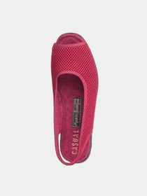 Босоножки Casual модель Кеж-S 267 bordo-ж-181 Фото