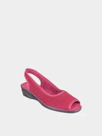 Босоніжки Casual модель Кеж-S 267 bordo-ж-181 Фото