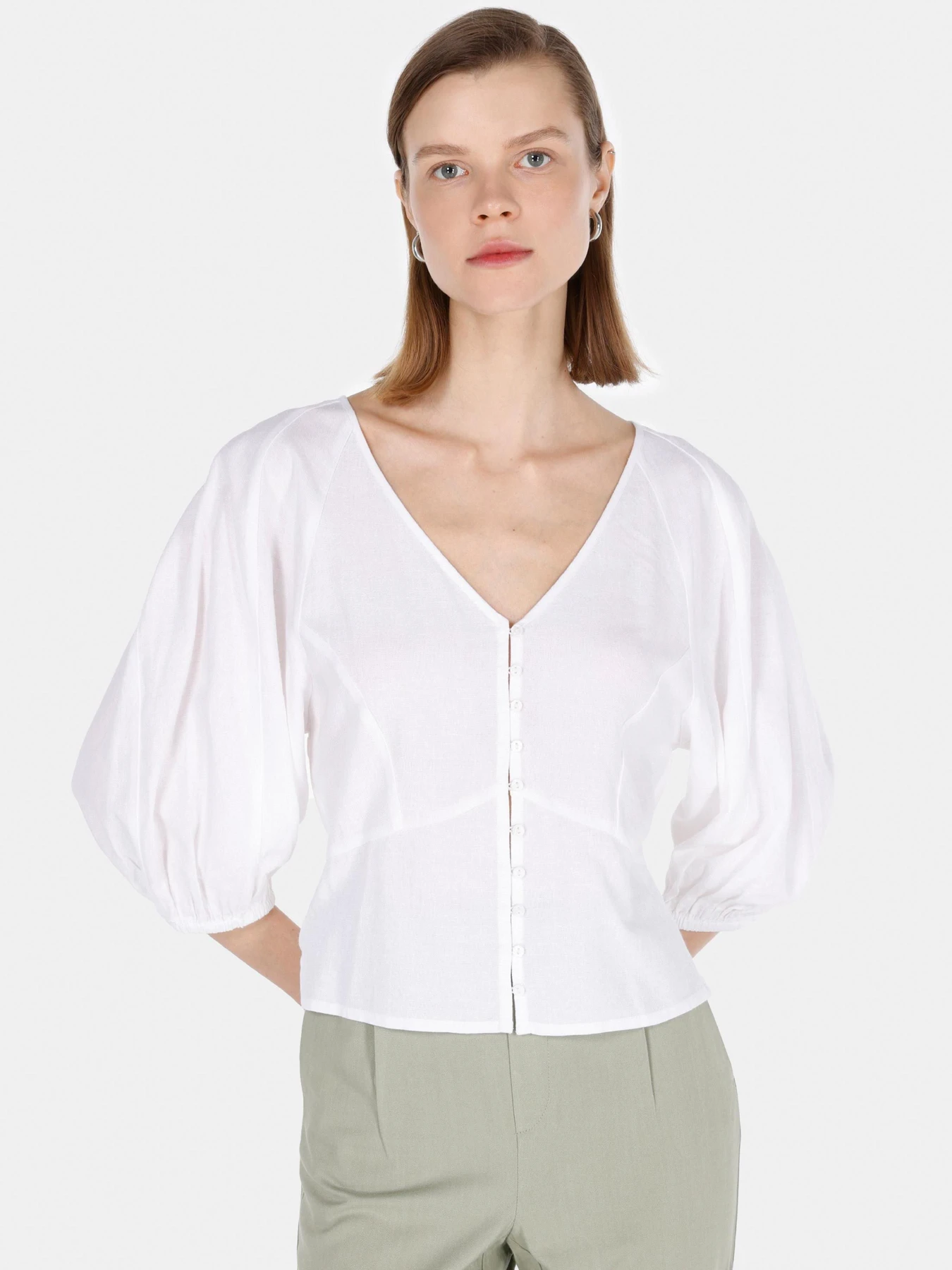 Рубашки Colin’s модель CL1074629_Q1.V1_WHT Фото