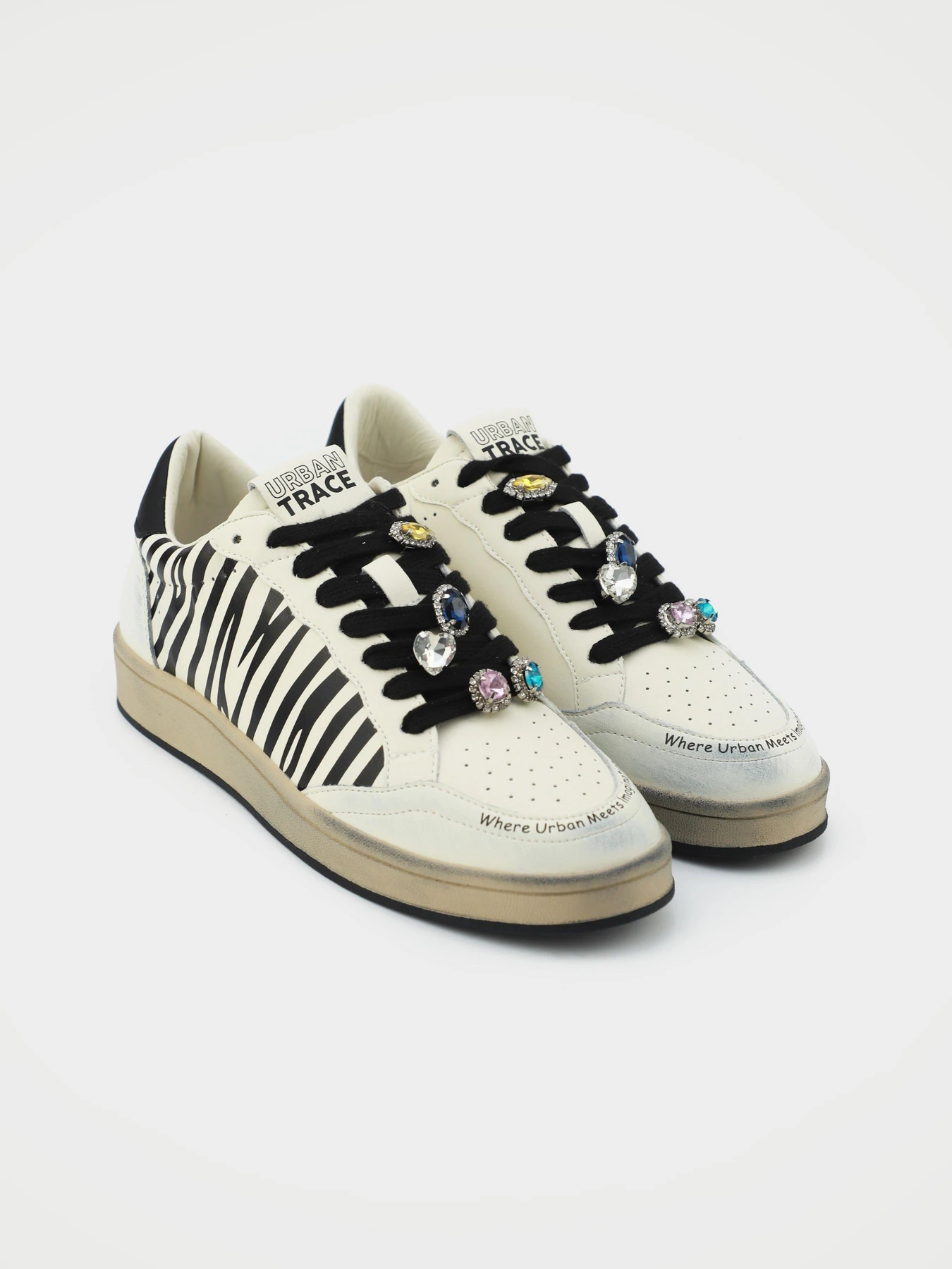 Кеди URBAN TRACE модель UT24-W-1134-2_pr-nt_zebra Фото