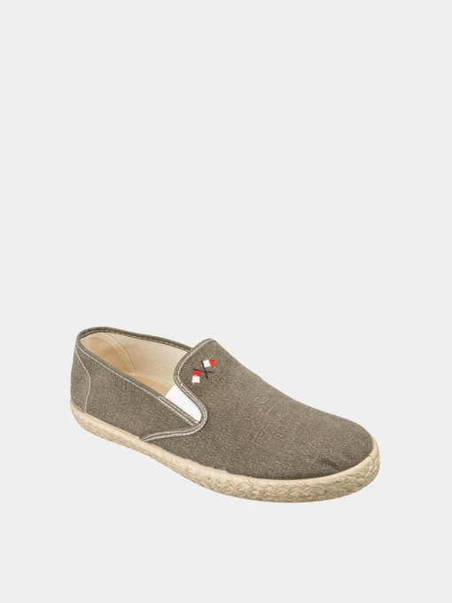 Слипоны и мокасины Casual модель Кеж-Q 7617 khaki-м-191 Фото