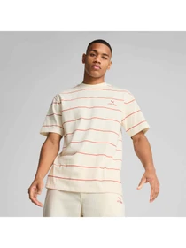 Футболки и поло PUMA Acm Mmq Striped Tee модель 780860 Фото