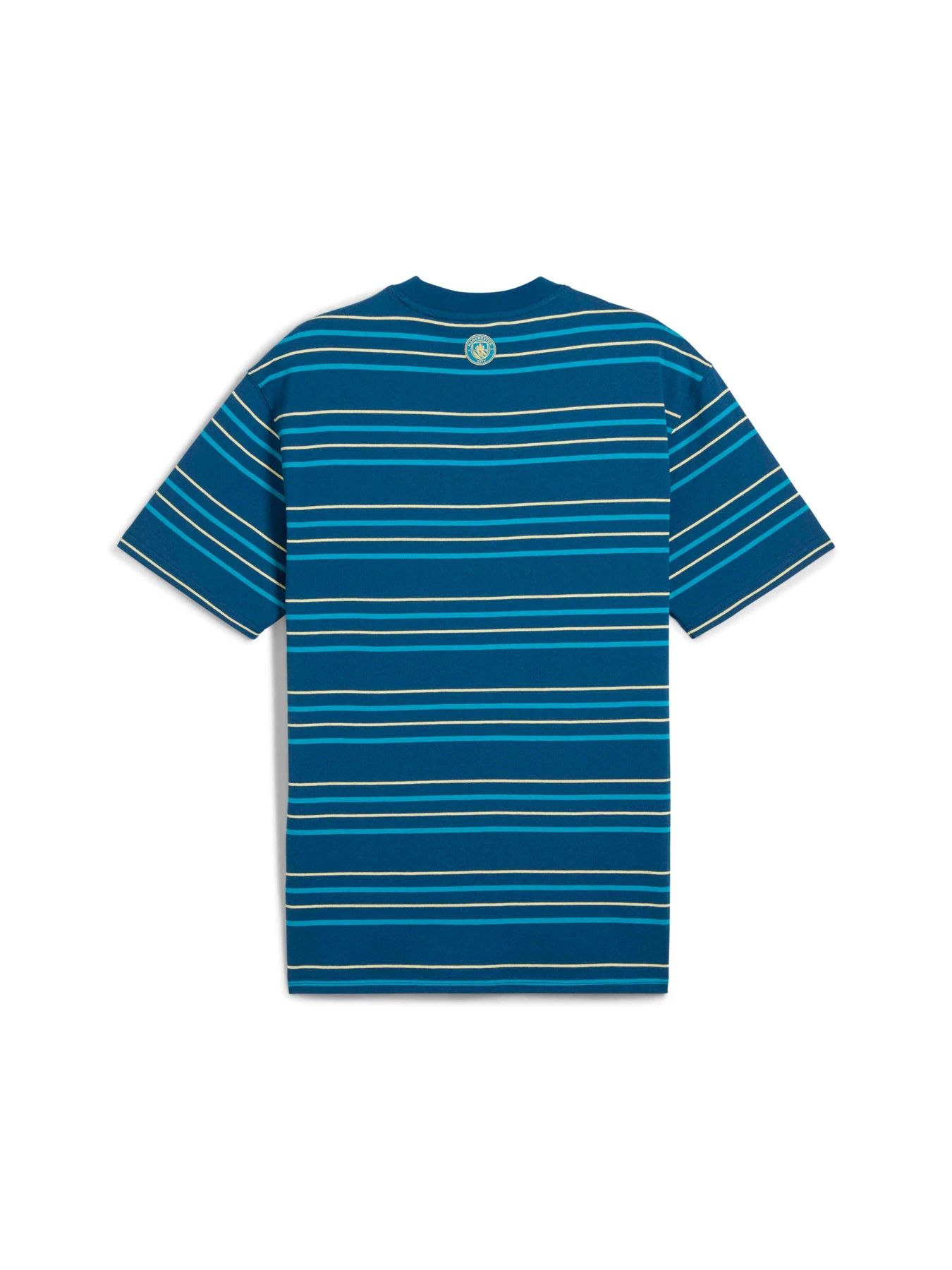 Футболки і поло PUMA Mcfc Mmq Striped Tee модель 780837 Фото