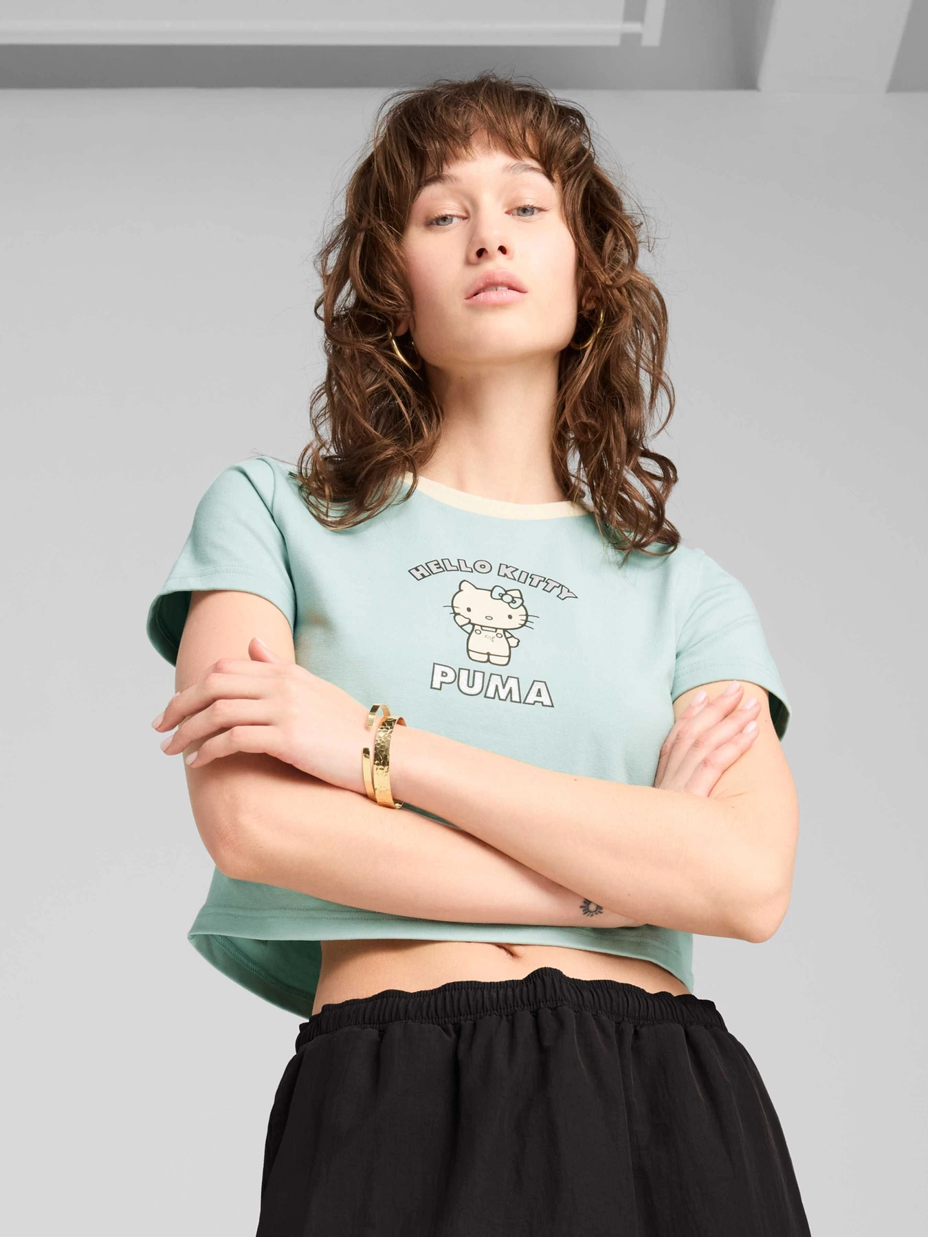 Футболки и поло PUMA x Hello Kitty Baby Tee модель 631613 Фото