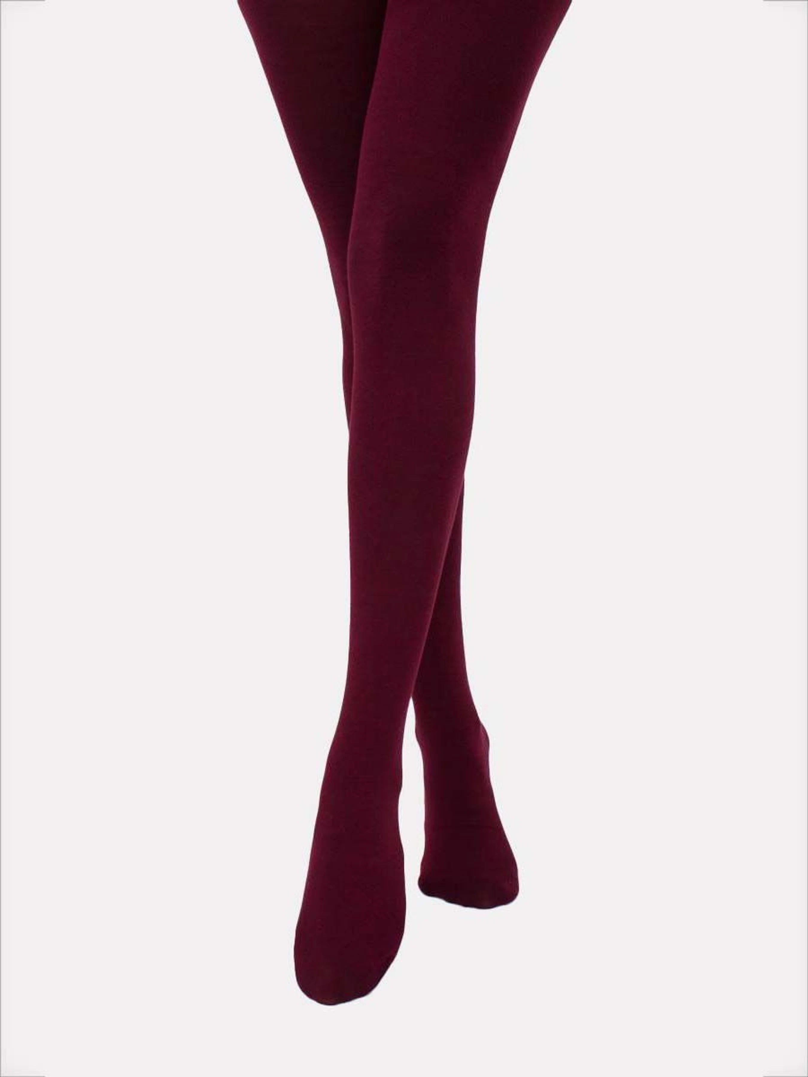 Giulia lucky Cotton 200 Колготи колір бордовий