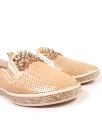 Слипоны и мокасины It-girl модель PY-182-5B-V-gold Фото