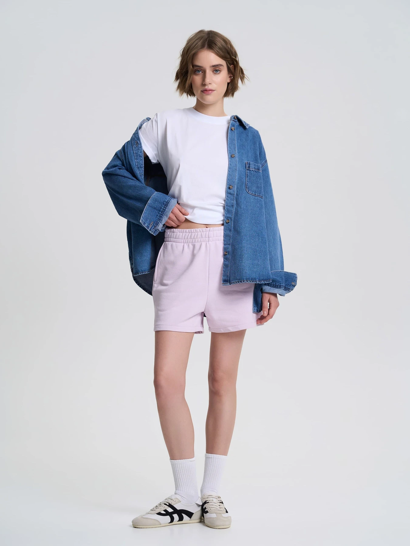 Шорти Роза модель 231112_lavender Шорти Роза модель 231112_lavender Фото
