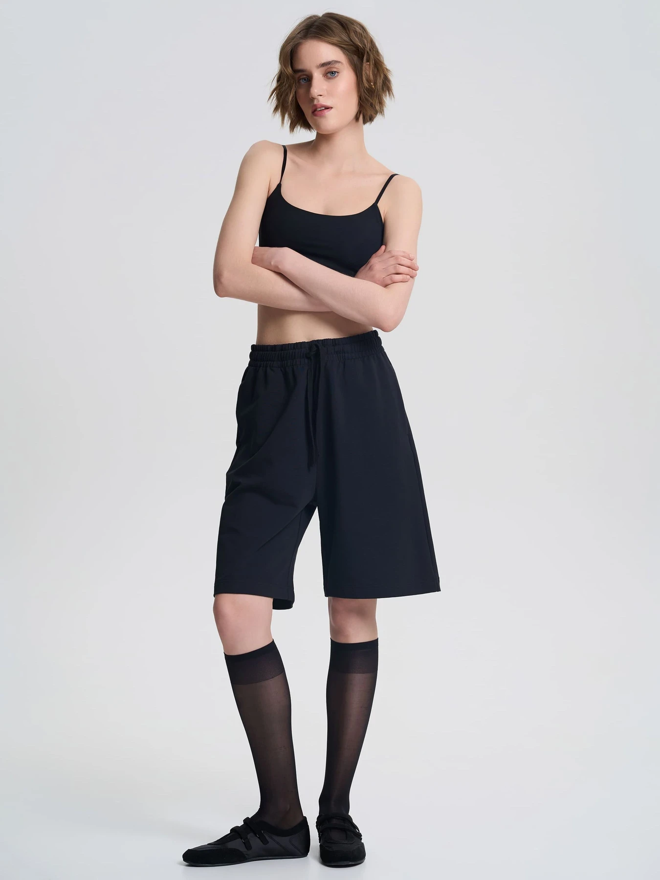 Шорти Роза модель 211024_black Шорти Роза модель 211024_black Фото