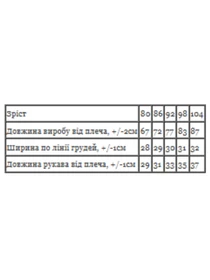 Одежда для младенцев Носи своє модель 5076-016-4-zvrqta-svtlij-mentol Фото