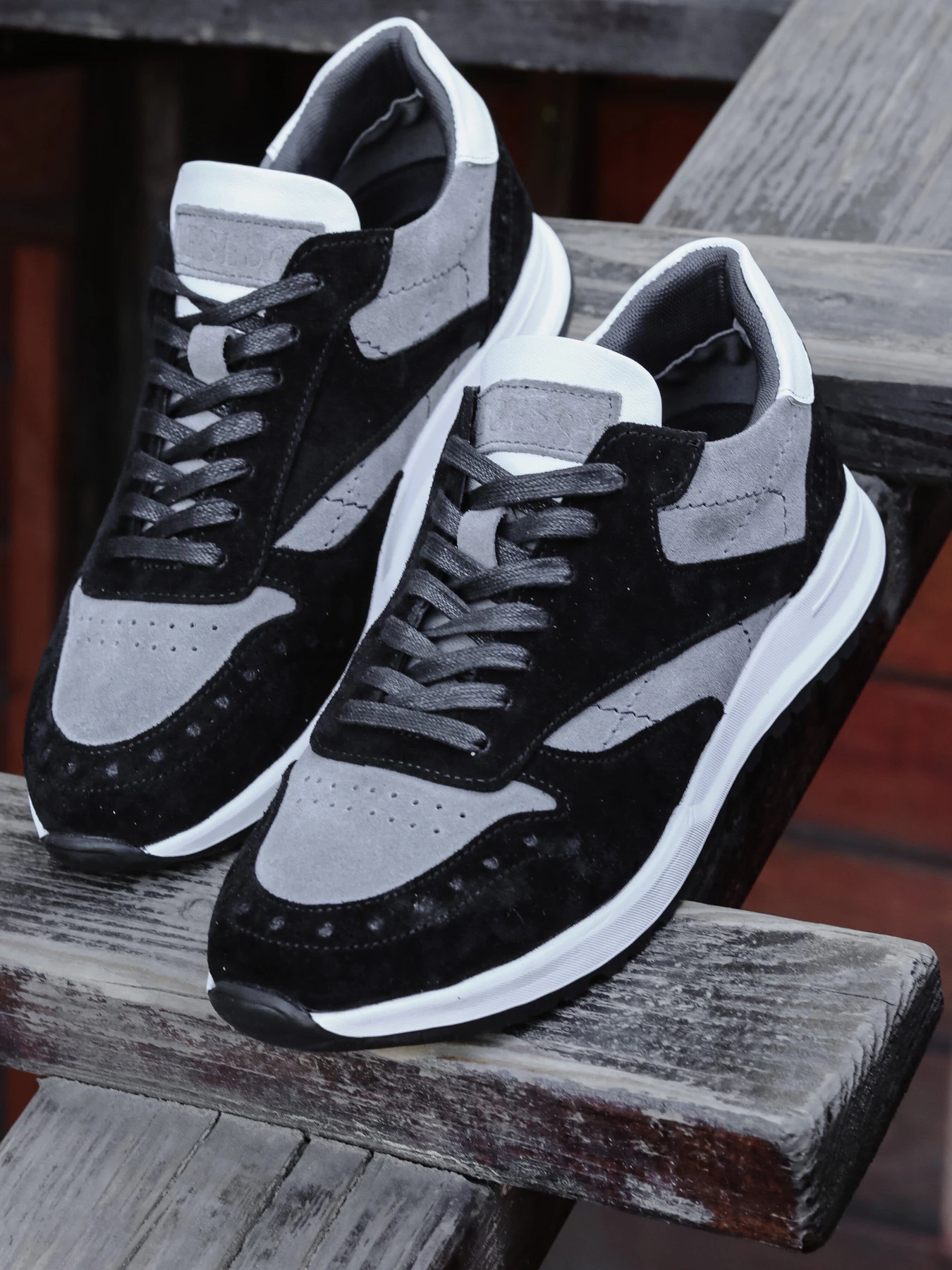 Кроссовки Legessy модель BRUNO_BLACK_AND_GREY Кроссовки Legessy модель BRUNO_BLACK_AND_GREY Фото