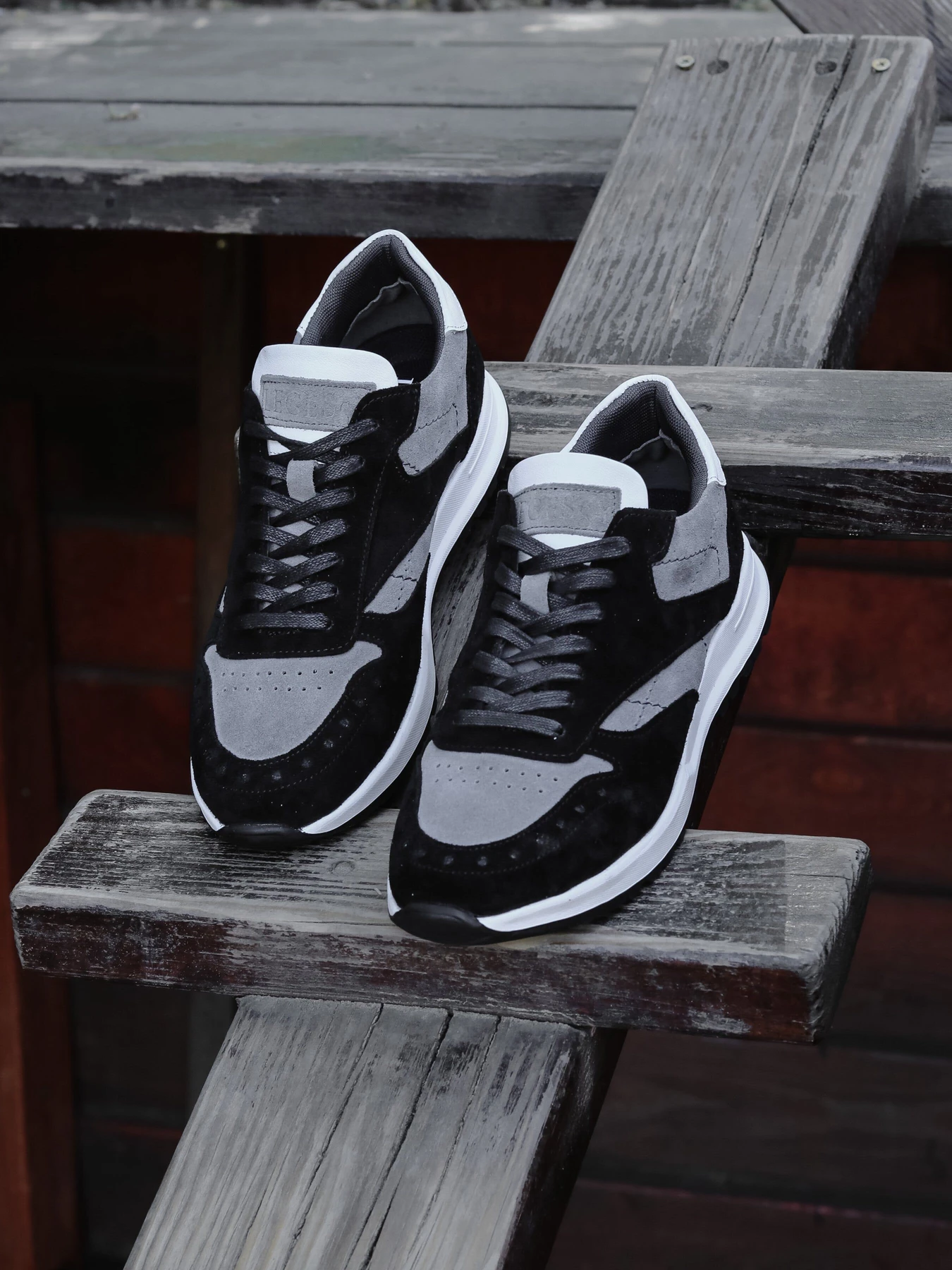 Кроссовки Legessy модель BRUNO_BLACK_AND_GREY Кроссовки Legessy модель BRUNO_BLACK_AND_GREY Фото