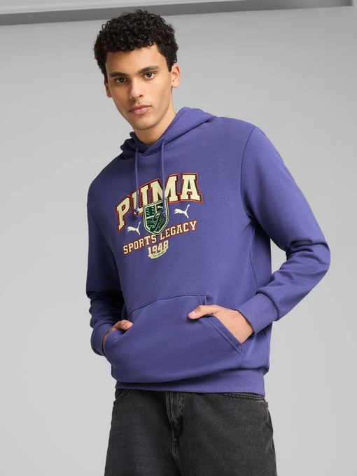 Чоловіче Худі PUMA Wardrobe Ess Graphic Hoodie фото 3