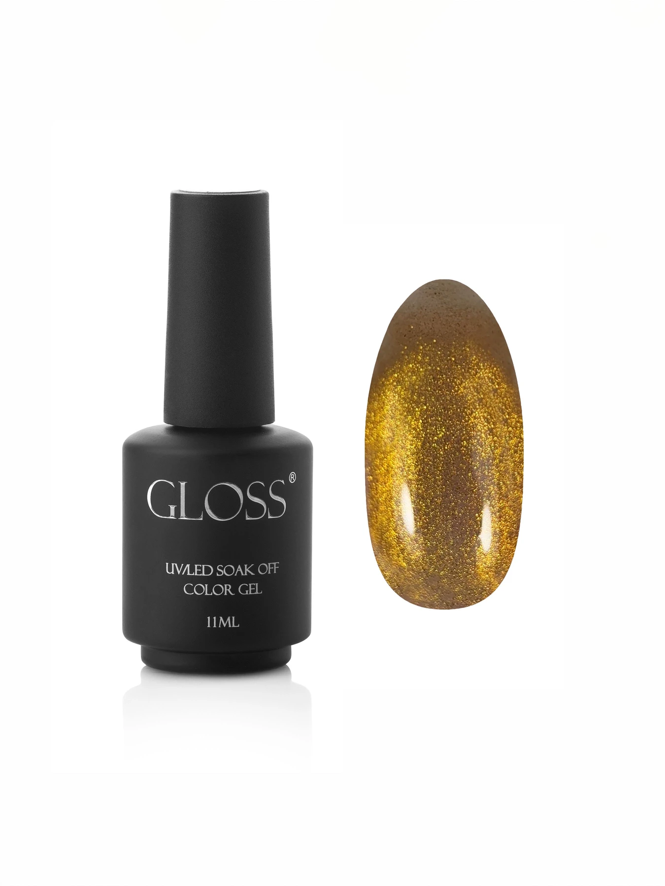 Гель-лак кошачий глаз Cat eye 4, желто-золотой Cat eye GLOSS COMPANY модель 4823271407202 Гель-лак кошачий глаз Cat eye 4, желто-золотой Cat eye GLOSS COMPANY модель 4823271407202 Фото