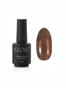 Гель-лак кошачий глаз Cat eye 15, розово-золотистый Cat eye GLOSS COMPANY модель 4823271407318 Гель-лак кошачий глаз Cat eye 15, розово-золотистый Cat eye GLOSS COMPANY модель 4823271407318 Фото