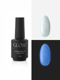 Люминесцентный гель-лак Bright Blue Elf, светло-голубой Elf GLOSS COMPANY модель 4823271410929 Фото