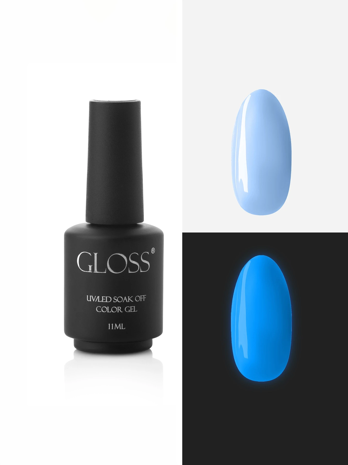 Люминесцентный гель-лак Light Blue Elf, светло-синий Elf GLOSS COMPANY модель 4823271410912 Люминесцентный гель-лак Light Blue Elf, светло-синий Elf GLOSS COMPANY модель 4823271410912 Фото