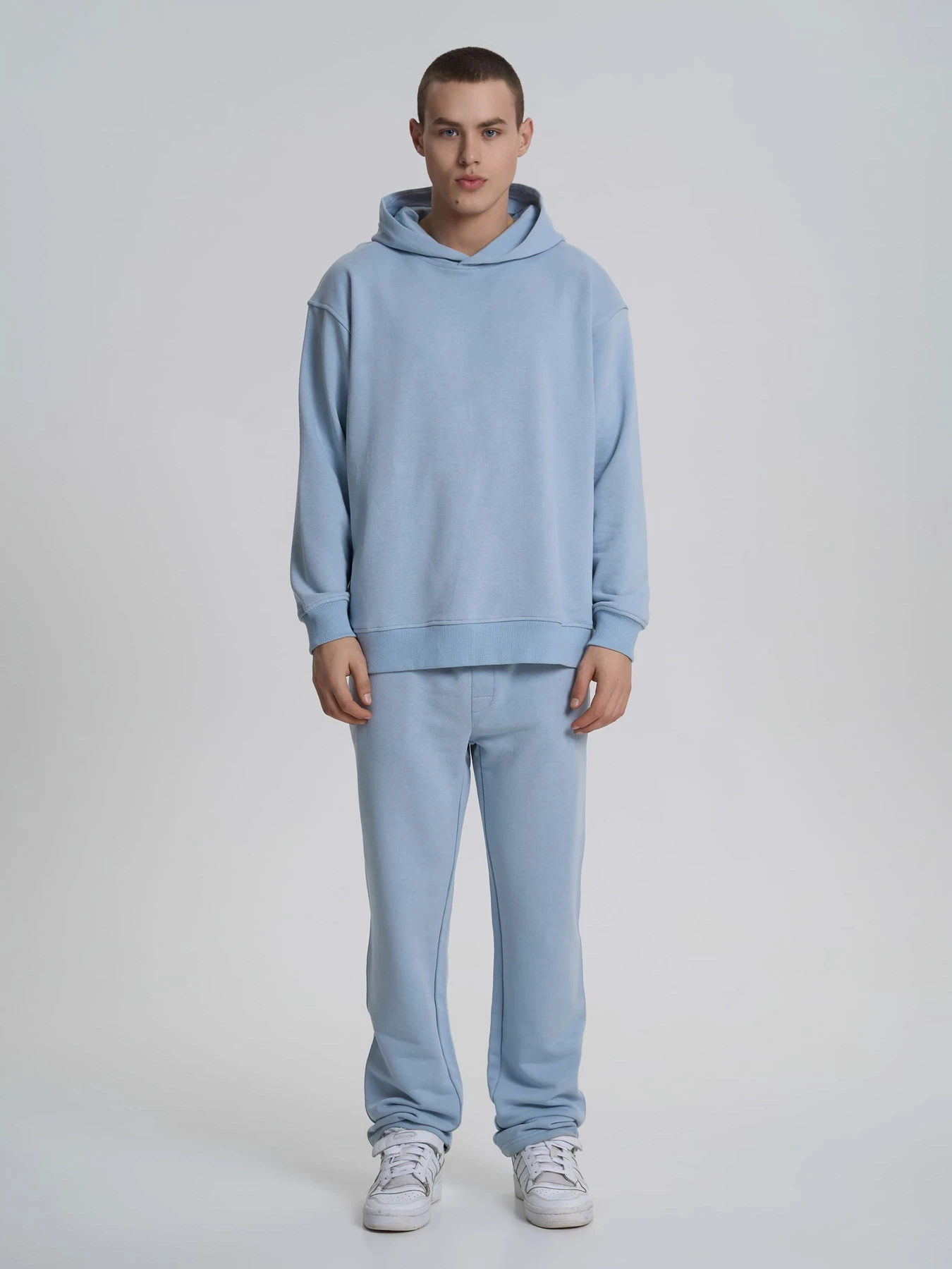 Худі та світшоти Роза модель 240619_gray_blue Худі та світшоти Роза модель 240619_gray_blue Фото