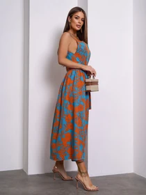 Платья ISSA Plus модель 15147_мультиколор Фото