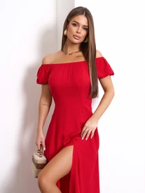 Платья ISSA Plus модель 15159_красный Фото