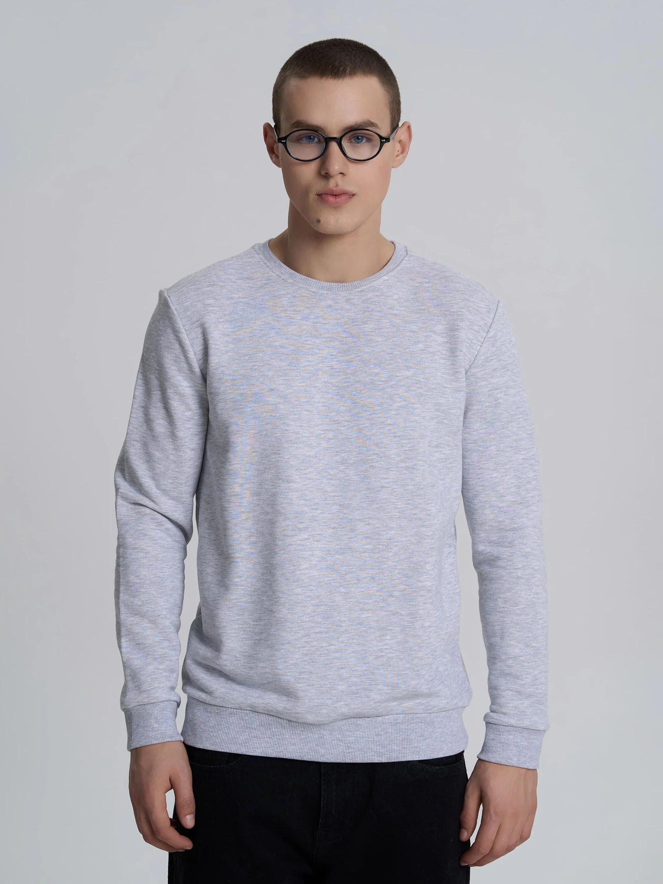 Худи и свитшоты Роза модель 210542_grey_melange Худи и свитшоты Роза модель 210542_grey_melange Фото
