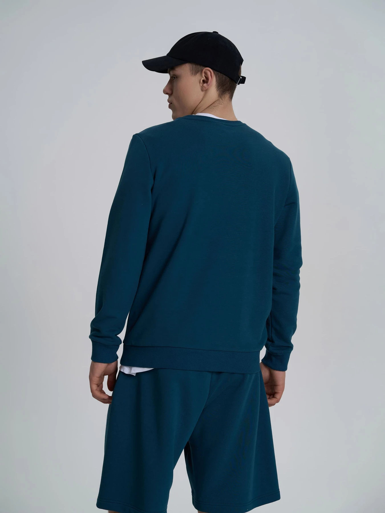 Худи и свитшоты Роза модель 210542_blue_green Худи и свитшоты Роза модель 210542_blue_green Фото
