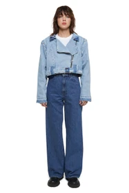 Куртки и дубленки Куртка джинсовая модель aut21-jc-blue Фото