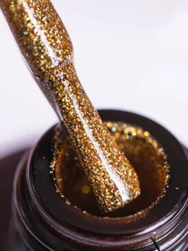 Гель-лак GLOSS Shine 400, золотисто-желтый с микроблеском Shine GLOSS COMPANY модель 4823271403051 Фото