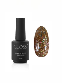 Гель-лак GLOSS Shine 409, золотистый с голографическими блестками Shine GLOSS COMPANY модель 4823271403389 Гель-лак GLOSS Shine 409, золотистый с голографическими блестками Shine GLOSS COMPANY модель 4823271403389 Фото